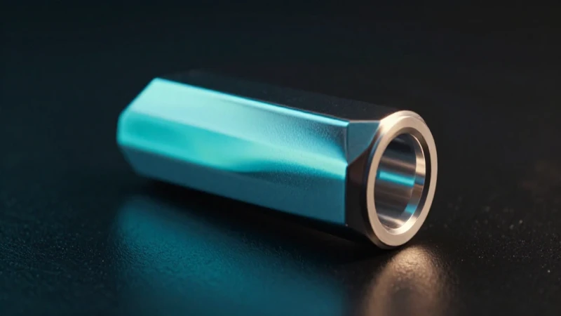Ácido Crómico: El Secreto del Cromado de Aluminio Efectivo 2 Pieza metálica brillante con reflejos dramáticos