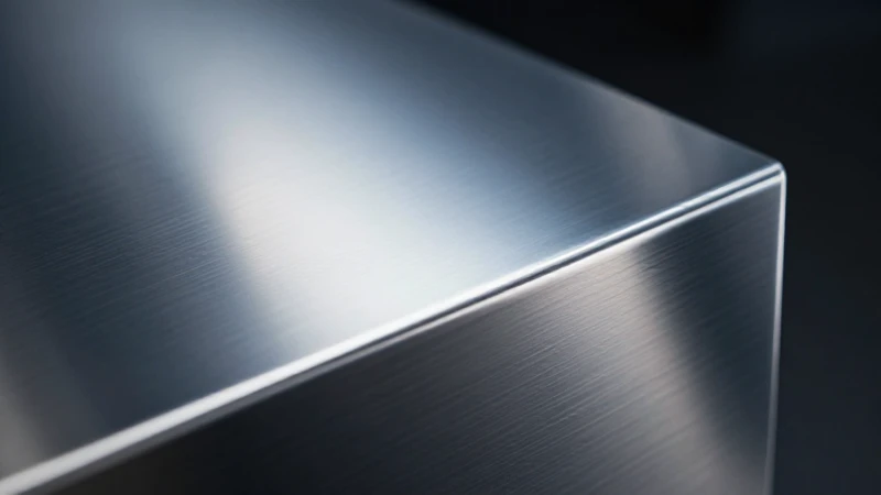 Ácido Crómico: El Secreto del Cromado de Aluminio Efectivo 3 Metal brillante en foco, efecto cinematográfico