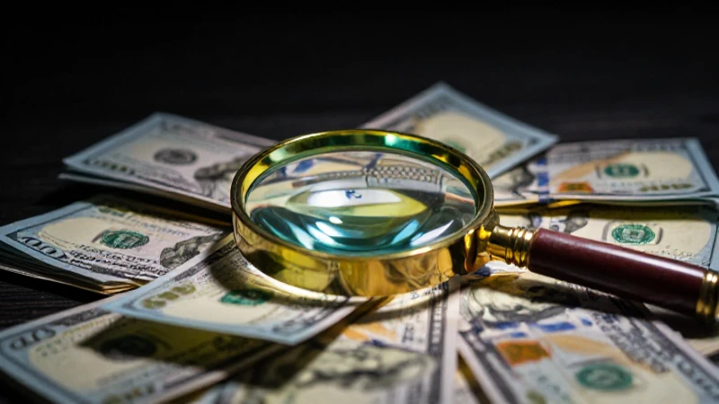 Dinero, lupa y misterio a alta resolución