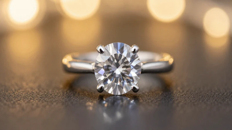 Cómo elegir el anillo de compromiso perfecto para tu pareja 7 Anillo brillante en iluminación romántica y elegante