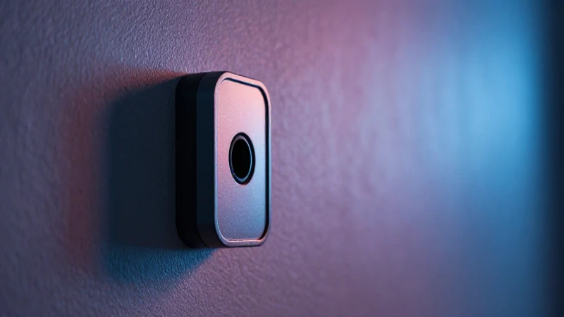 Escaneo moderno del muro con iluminación dramática