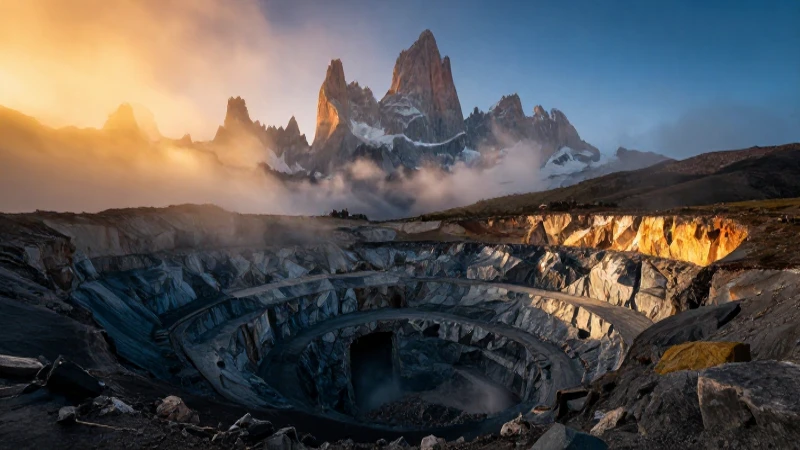 Minería latinoamericana proyecta paisajes épicos y detallados