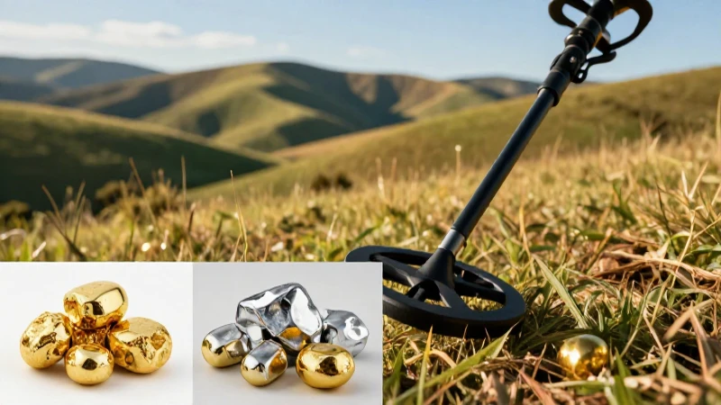 Detectando pepitas de oro con fotografía profesional