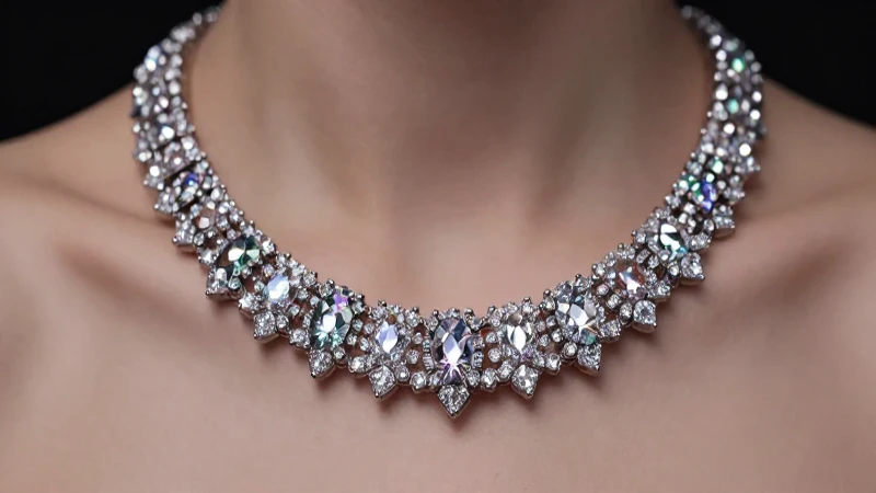Joyería de rodio brillante y lujosa