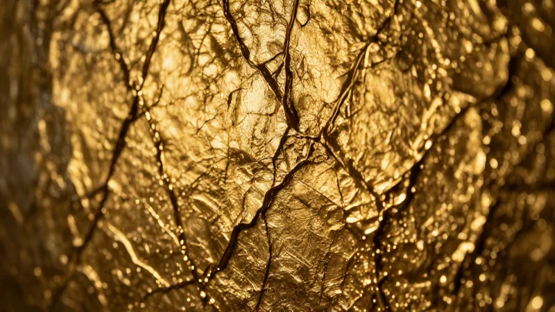 Cómo identificar si hay oro en la pared 2 Muros dorados revelan vetas relucientes y contrastes