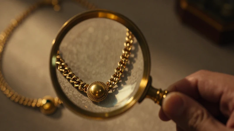 Identifica el oro con pruebas sencillas en casa