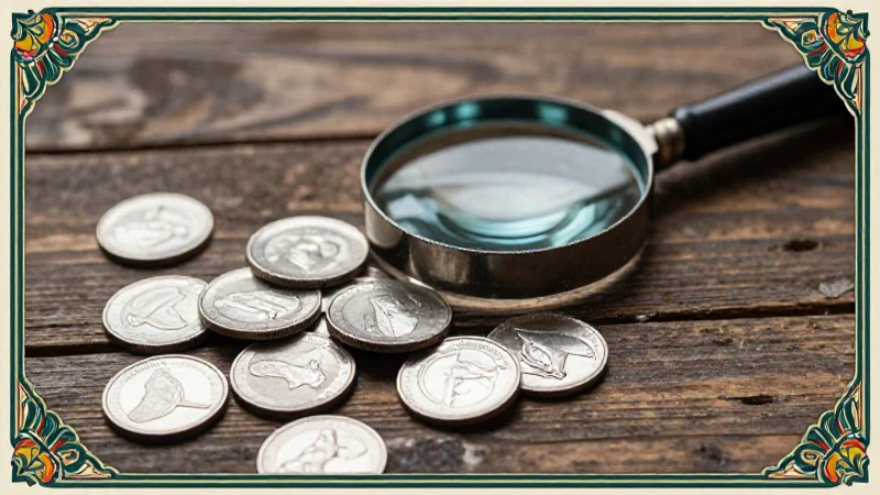 Monedas brillantes bajo luz cinematográfica y detalle