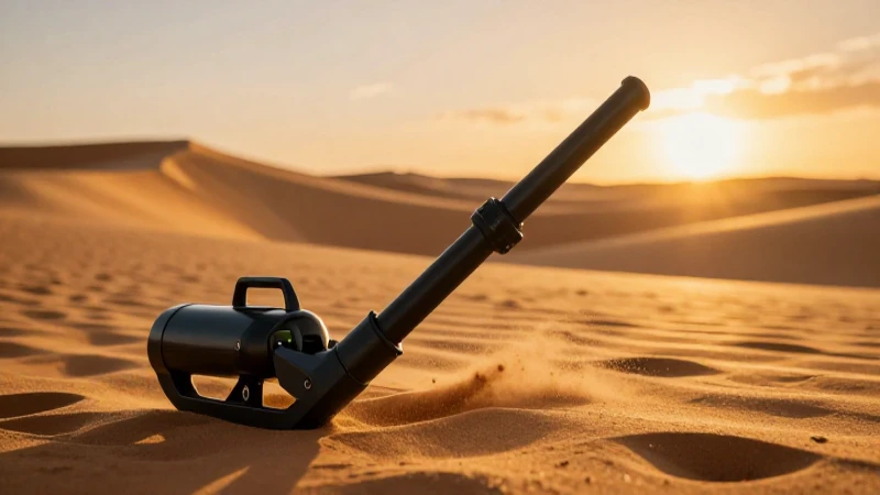 Detectado oro en dunas bajo atardecer cinematográfico