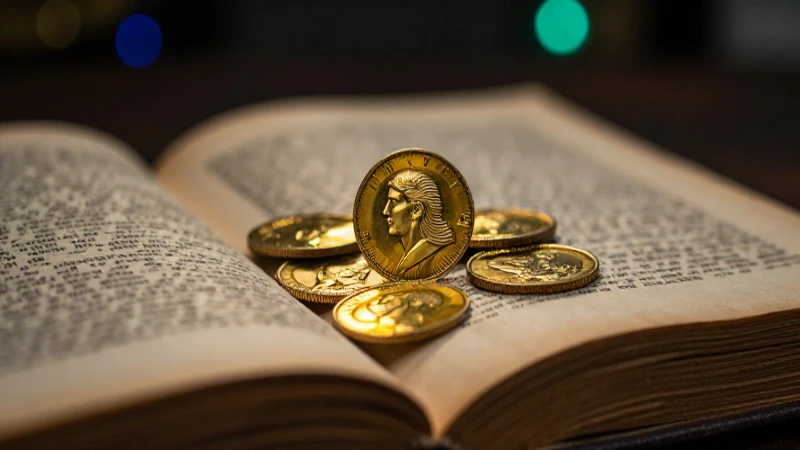 Monedas antiguas resplandecen con elegancia cinematográfica