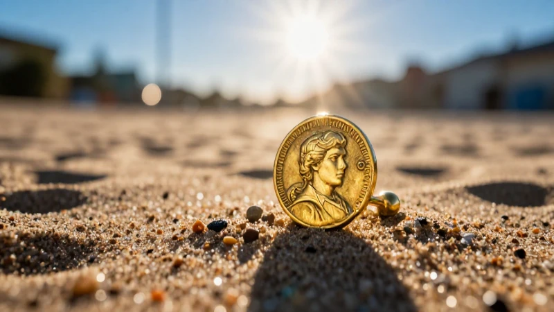 Detectores localizan monedas antiguas con brillo cálido