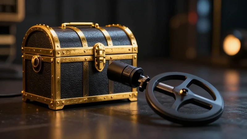 Cómo puedo evitar que el detector de metales detecte objetos 2 Tesoro dorado brillante, perfecto para miniaturas