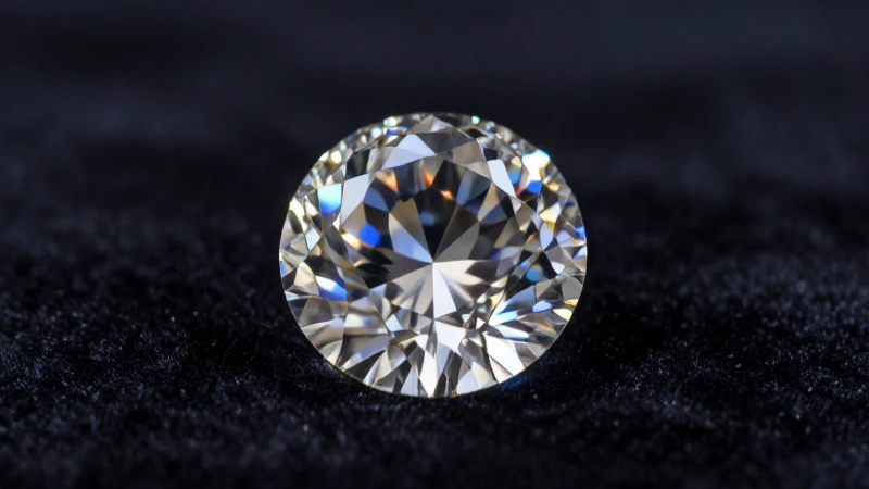 Diamante brillante sobre terciopelo, efecto cinematográfico