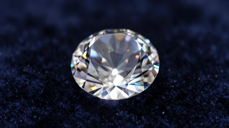 Diamante brillante con iluminación dramática y fondo aterciopelado