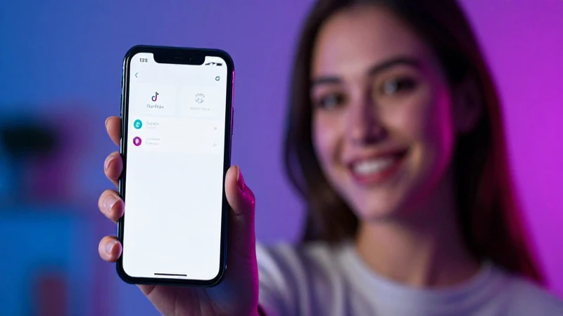 Cómo puedo recargar monedas en TikTok de manera fácil y rápida 3 Joven sonríe con su móvil en TikTok