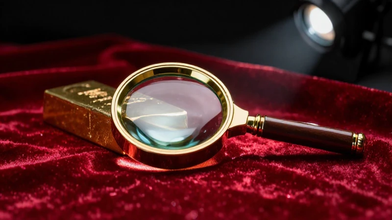 Oro brillante bajo luz dramática y detalle intenso