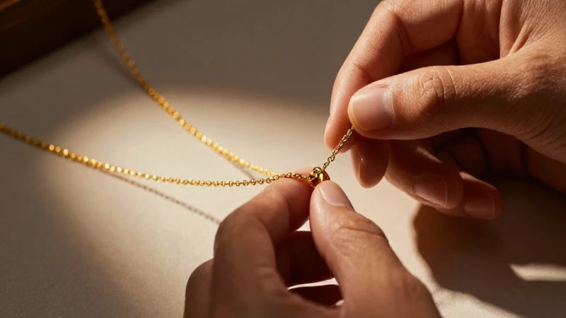 Oro: examinan joyas con luz cálida