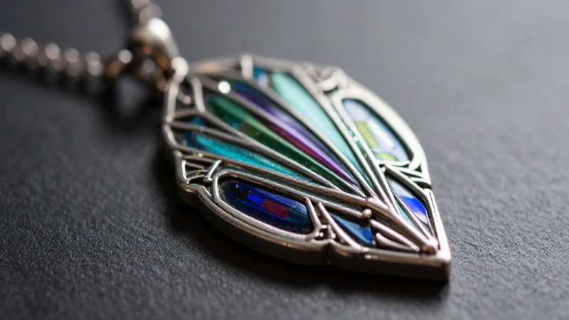 Joyería plateada, lujosa y dramática