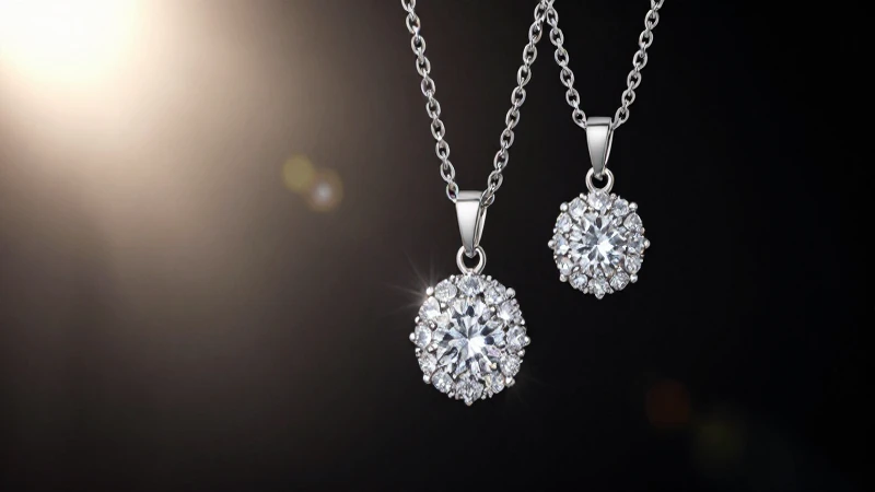 Joyas elegantes resplandecen con luz dramática