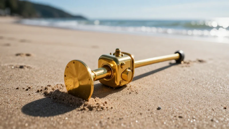 Detecta tesoros en la playa con dramatismo
