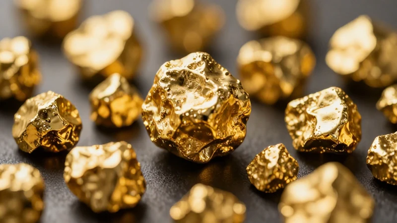 Conoce cómo diferenciar entre oro de 24k y 18k 3 Oro reluciente capturado con fotografía dramática