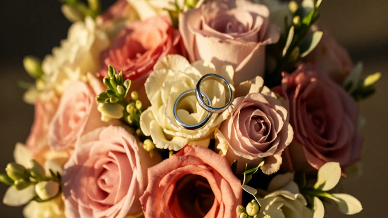 75 cosas de boda imprescindibles que no puedes olvidar 41 Anillo nupcial brillante en luz dorada