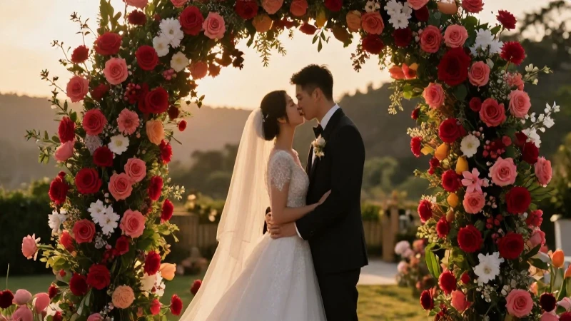 75 cosas de boda imprescindibles que no puedes olvidar 14 Boda romántica con luz dorada y elegancia