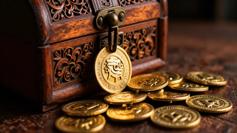 Cuál era el método utilizado para enterrar el oro en el pasado 3 Monedas antiguas en una caja con luz dorada
