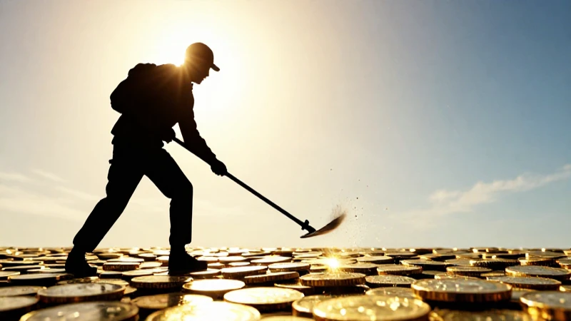 Caza tesoros dramático con monedas doradas