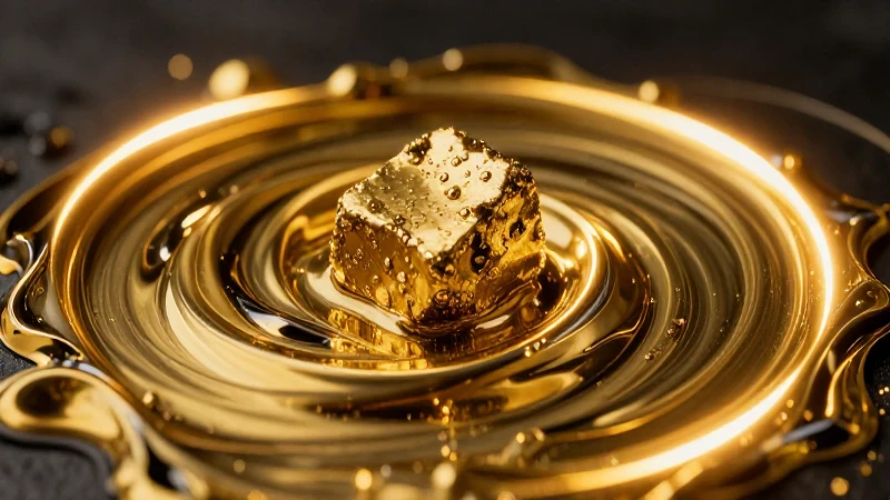 Fragmentos de oro brillantes sobre fondo oscuro