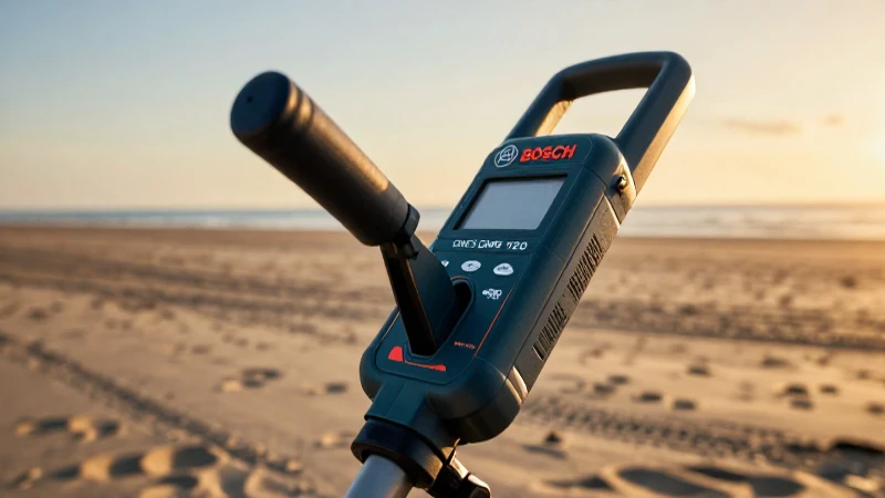 Detector Bosch en la playa, imagen impactante