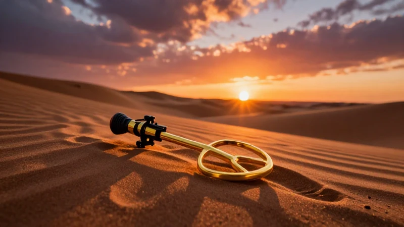 Aventura cinematográfica en dunas doradas al atardecer