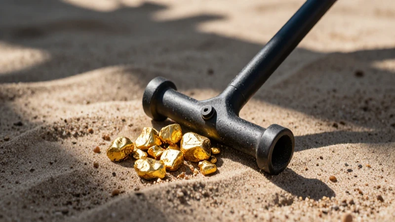 Primeros planos vibrantes de pepitas de oro halladas