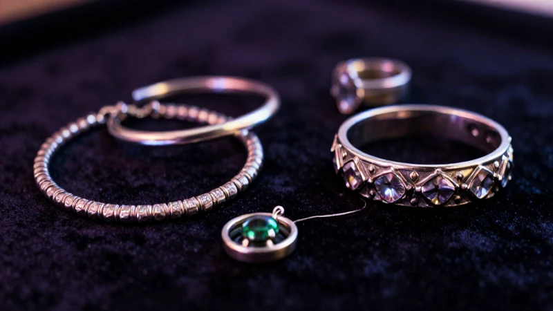 Joyas plateadas resaltan con elegancia y dramatismo