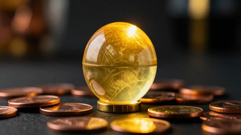 Esfera dorada en primer plano, estilo art déco