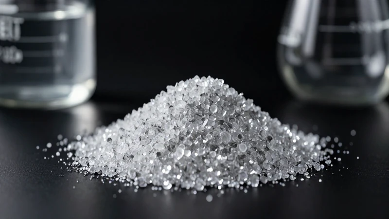 Cristales de cloruro de plata en estudio