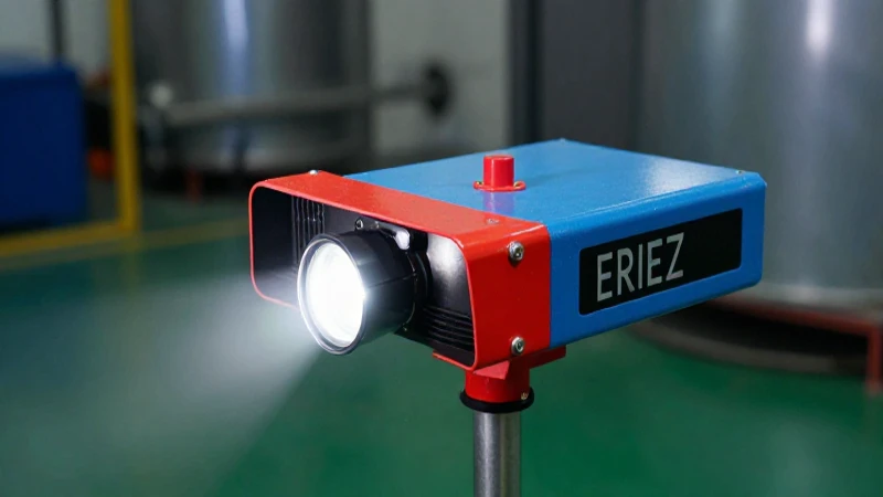 Detector Eriez: imagen pulcra y profesional