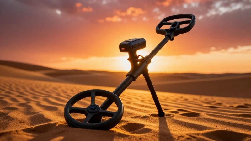 Detectar oro al atardecer con luz cinematográfica