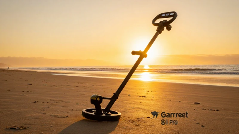 Detectores Garrett en playa: imagen impactante y cálida