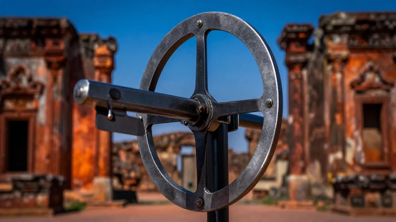 Hallazgo arqueológico capturado con arte cinematográfico