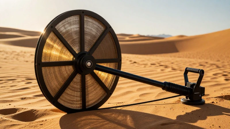 Un oro brillante en el desierto soleado
