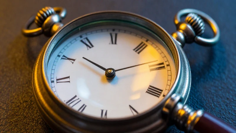 Reloj antiguo, luz y detalle cinematográfico