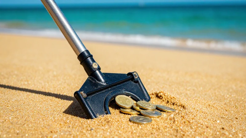 Cuál es la mejor manera de buscar con un detector de metales en la playa 2 Tesoro hallado en la playa dorada