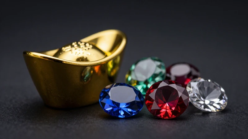 Joyas y oro resplandecen con elegancia dramática