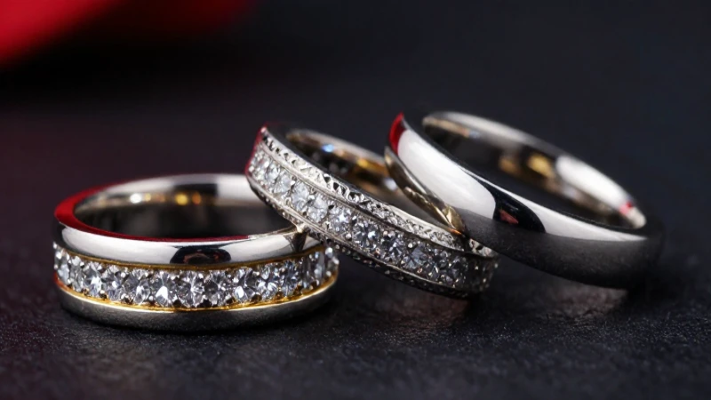 Anillos plateados brillan con elegancia cinematográfica