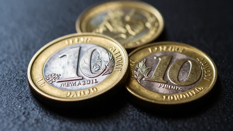 Cuál es la moneda de 10 pesos que tiene mayor valor 5 Monedas brillantes en estudio con alto contraste