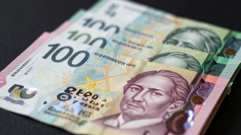 Billete canadienses brillantes en primer plano