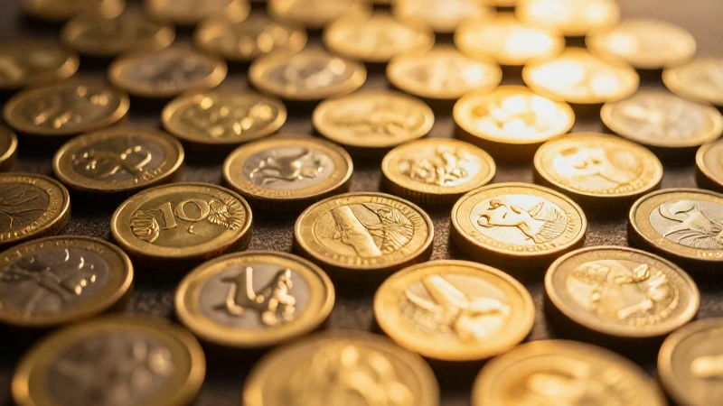 Monedas latinoamericanas en fotografía dramática y vibrante