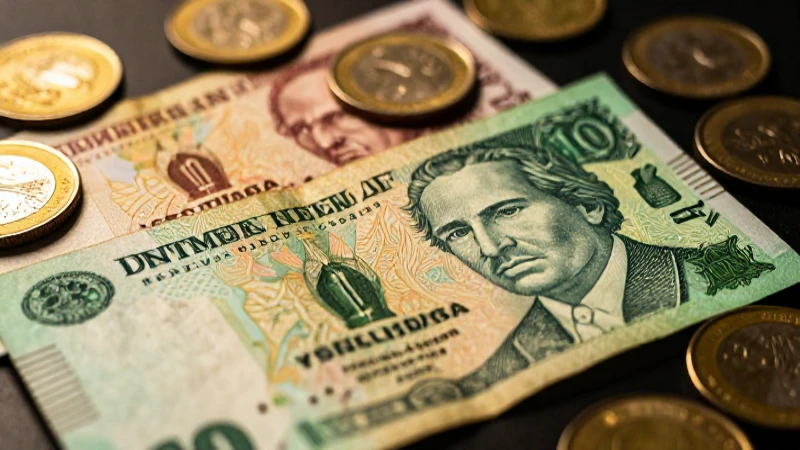 Monedas antiguas y billetes en impactante iluminación