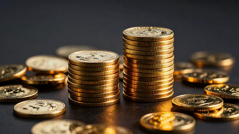 Monedas doradas en iluminación cinematográfica y vibrante