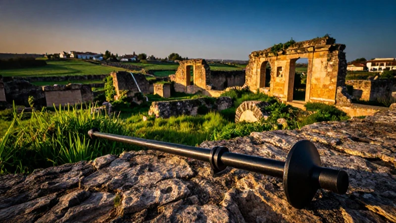 Cuál es la normativa para el uso de detectores de metales en Andalucía 5 Ruinas andaluzas iluminadas con luz dorada